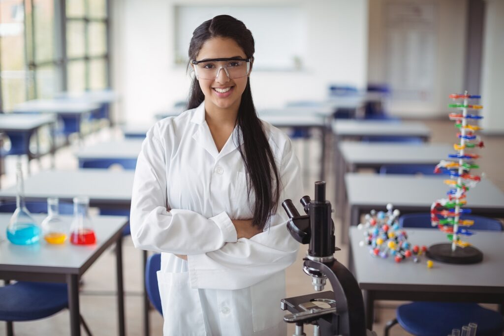 Laborantka W Laboratorium