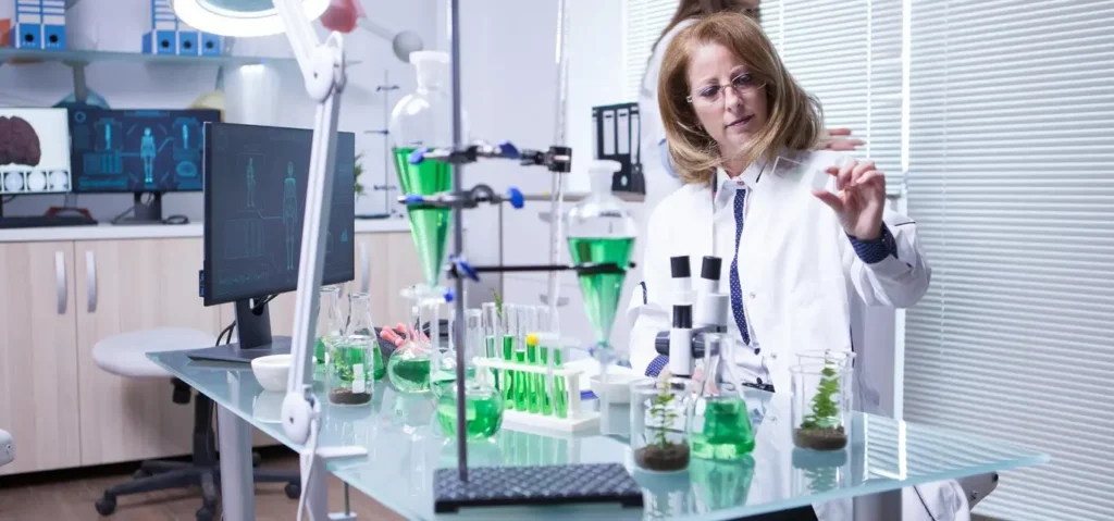 Waga Laboratoryjna Precyzja W Laboratorium Chemicznym