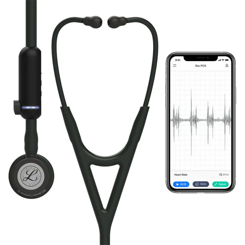 Stetoskop 3M Littmann CORE Digital EU Stetoskop Cyfrowy Cczarna Glowica Czarny Przewod Trzonek Lira 69 Cm 8490 3