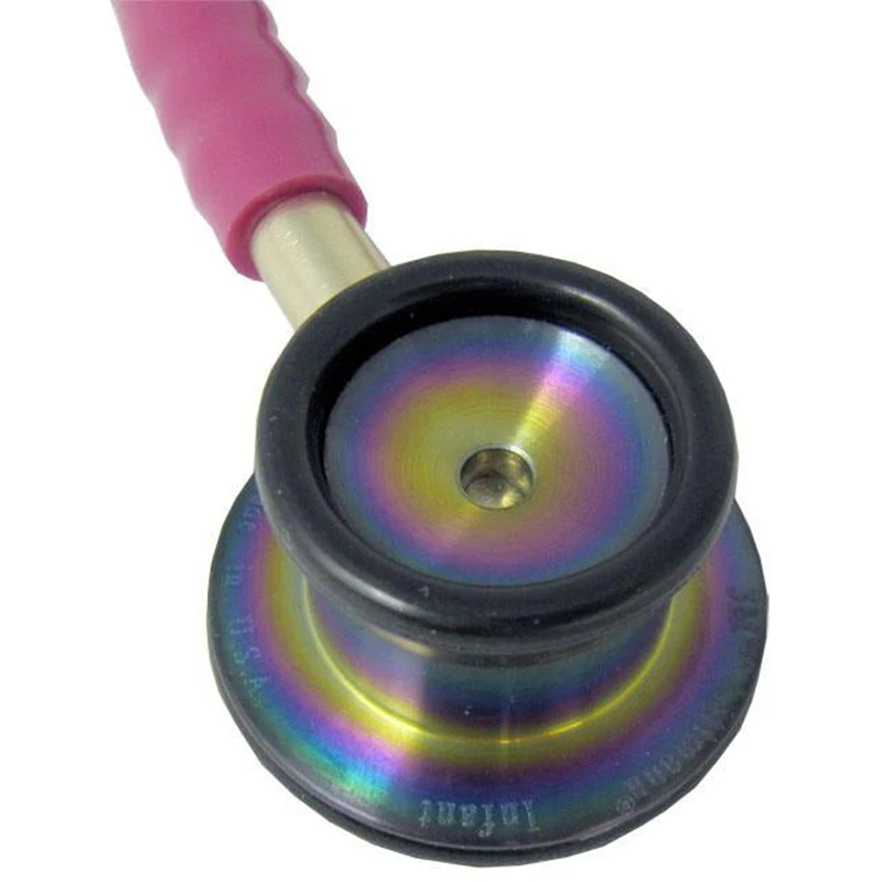 Stetoskop 3M Littmann Classic II Pediatric RAINBOW EDITION Teczowa Glowica Zlota Liramalinowy Przewod 2157 3