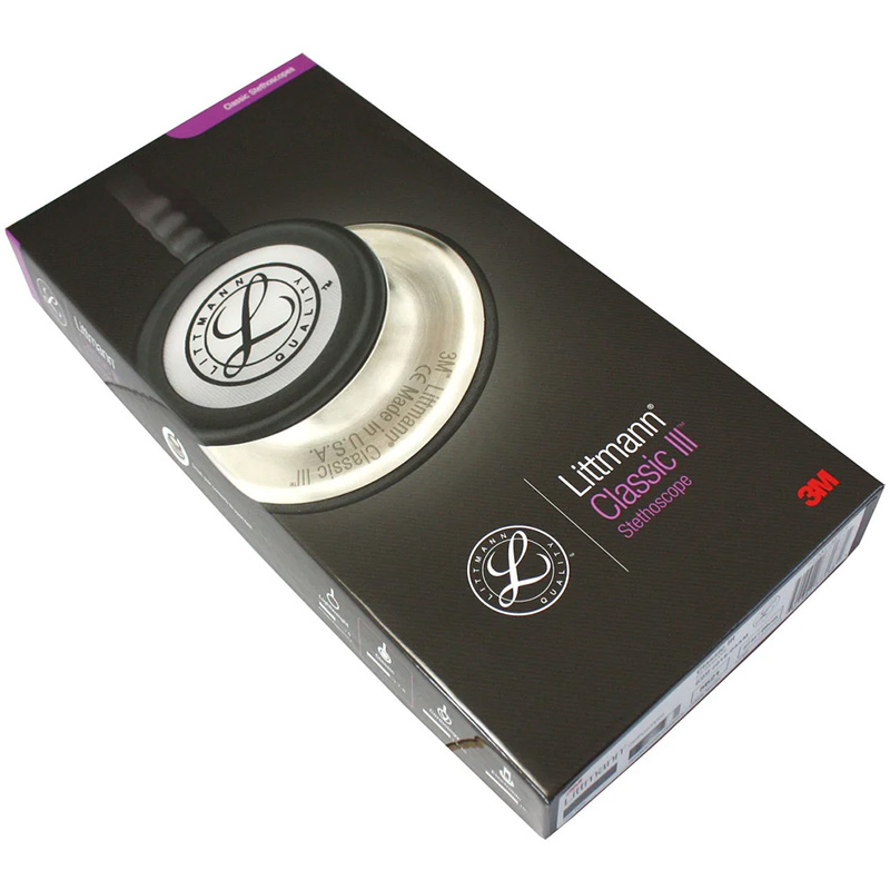 Stetoskop Littmann Classic III Edycja Glowica Ze Standardowym Wykonczeniem Przewod W Kolorze Szarym 5621 9