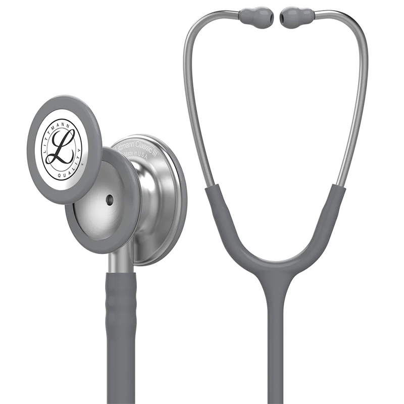 Stetoskop Littmann Classic III Edycja Glowica Ze Standardowym Wykonczeniem Przewod W Kolorze Szarym 5621