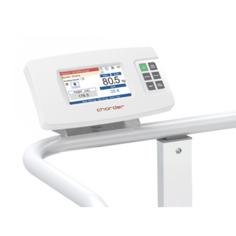 Elektroniczna Waga Do 300 Kg Platformowa Charder Ms2580 Emr Ready Z Porecza Z Legalizacja I Wzrostomierzem Ultradzwiekowym 2